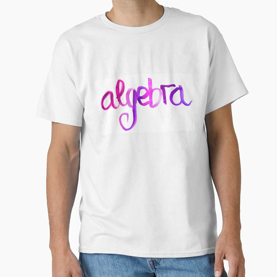 algebra handlettering | mathematics lettering by lausn T-Shirts, Hoodie, Sweatshirt | BlankRebels.com (Image 1)