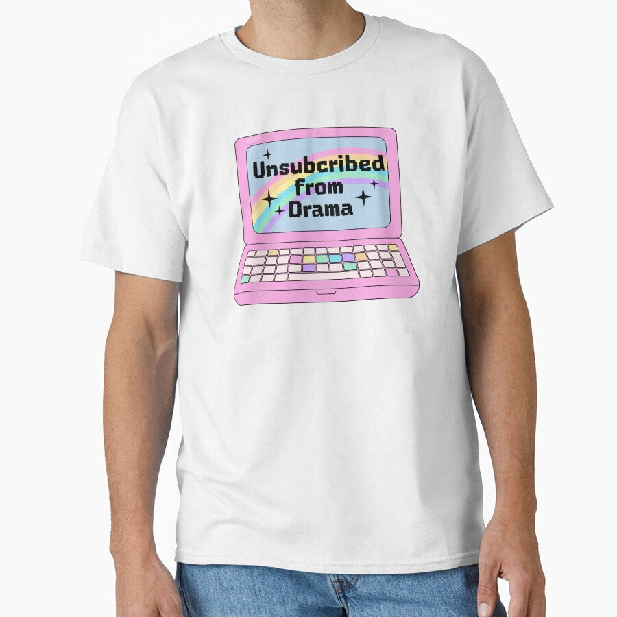 Unsubscribed From Drama Laptop by GlitterArtySVG