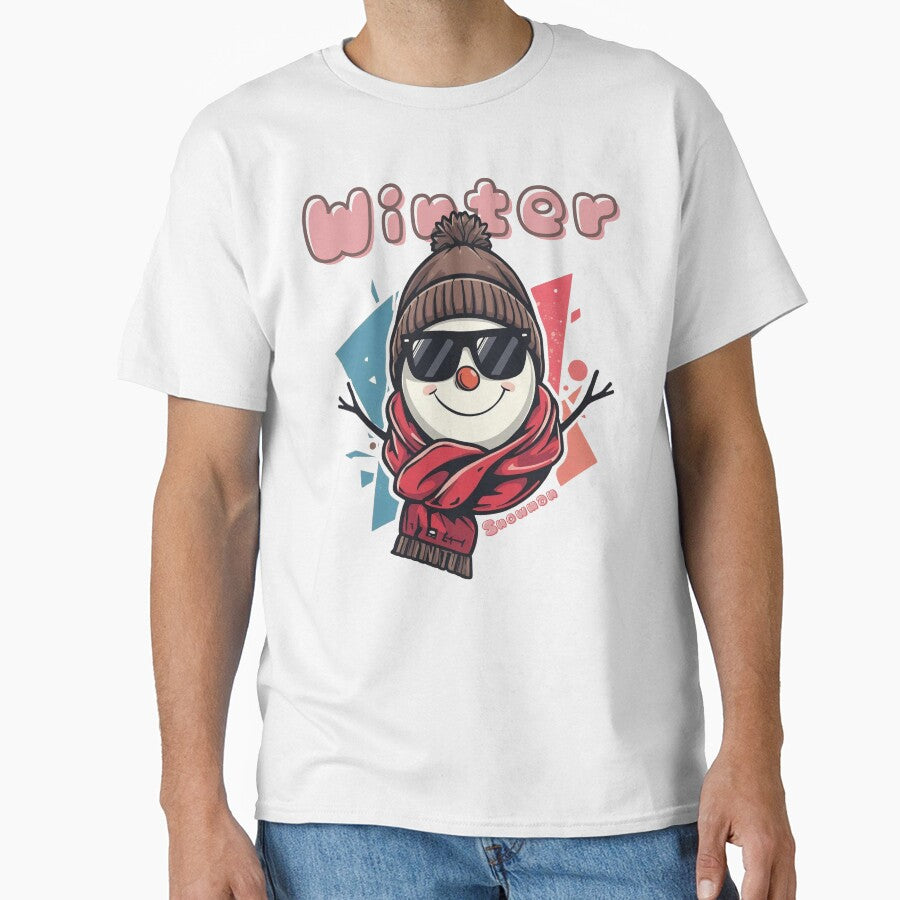 Frosty Urban Vibes Snowman by Mosaic by M T-Shirts, Hoodie, Sweatshirt | BlankRebels.com (Image 1)