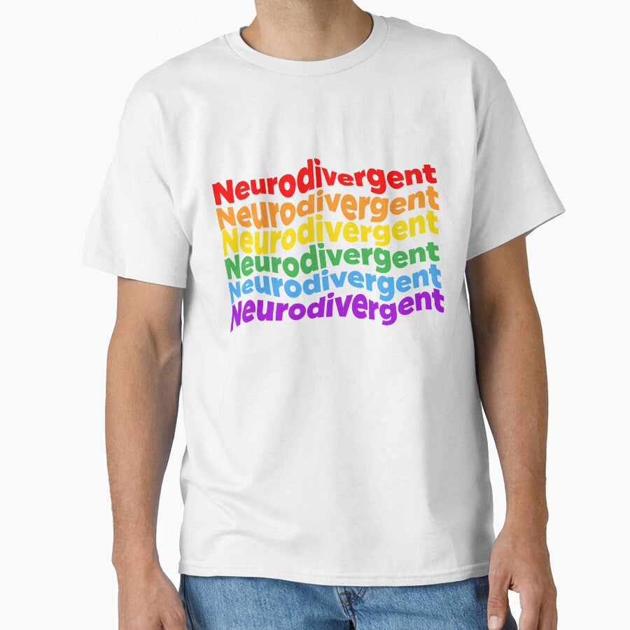 Neurodivergent Rainbow by biznesscasual T-Shirts, Hoodie, Sweatshirt | BlankRebels.com (Image 1)
