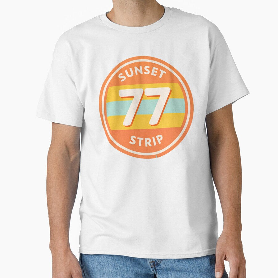 Vintage 77 Sunset Strip – Retro California Sunset by Versengold T-Shirts, Hoodie, Sweatshirt | BlankRebels.com (Image 1)