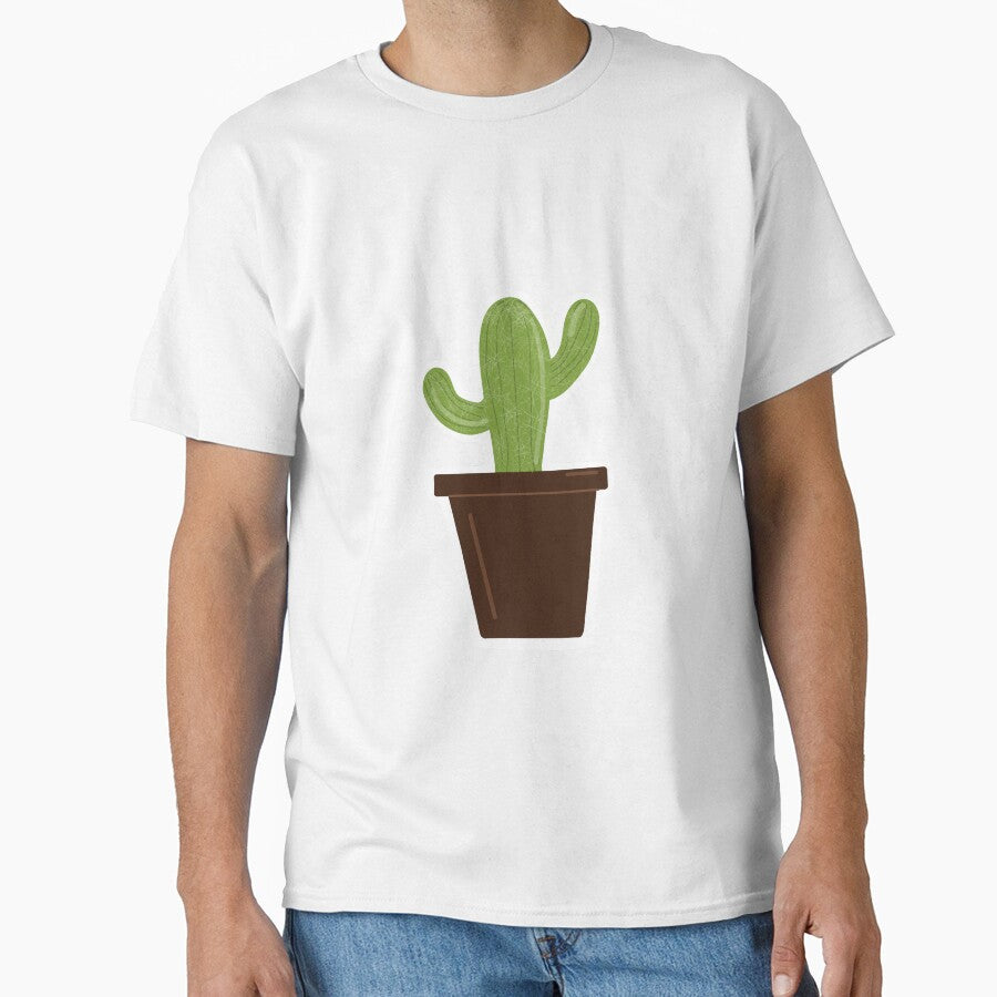 Minimalist Potted Cactus Plant by TarynsCutesyShop
