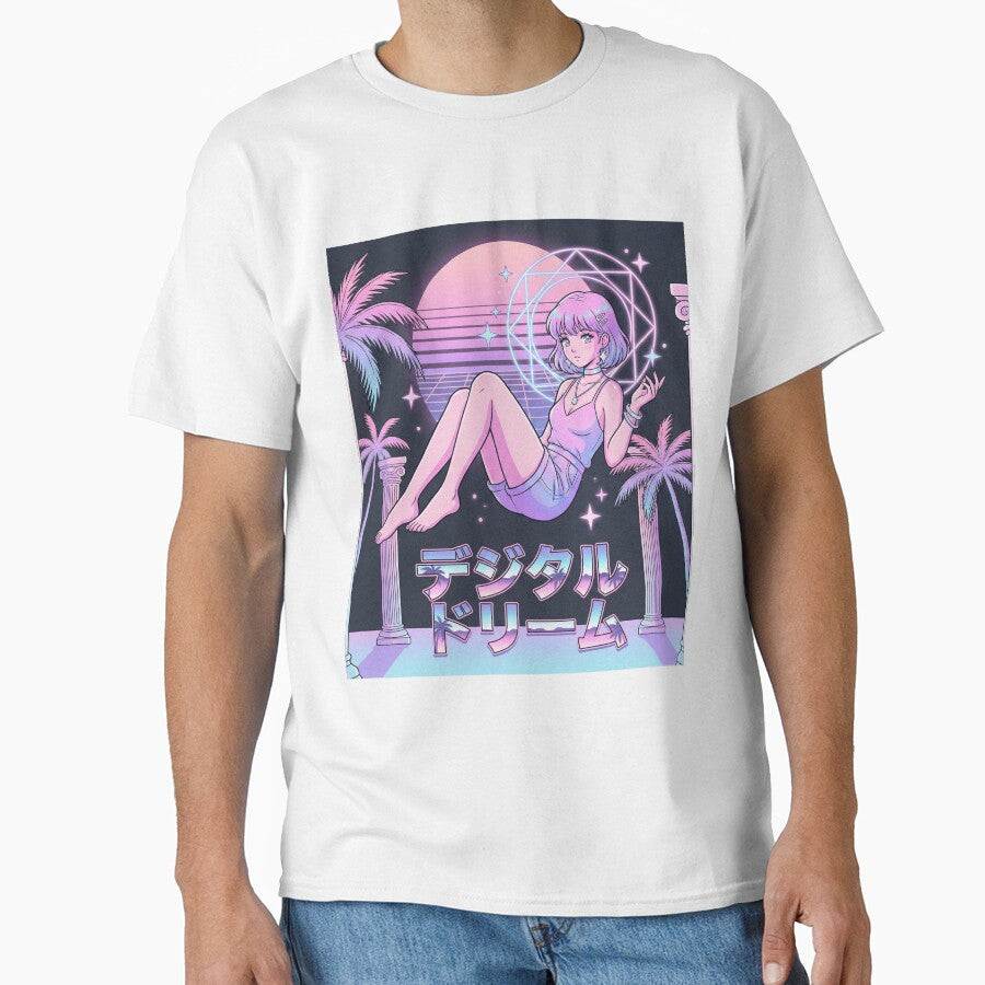 Vaporwave Anime Dream by Midnight Replay T-Shirts, Hoodie, Sweatshirt | BlankRebels.com (Image 1)