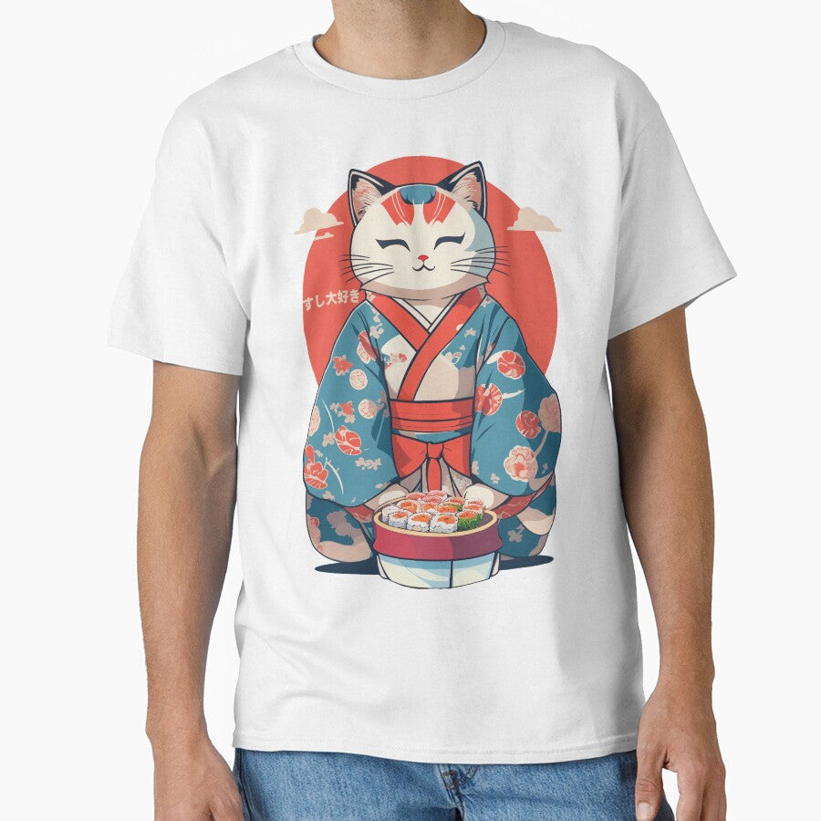 Cute Cat Sushi Daisuki by miaowlove T-Shirts, Hoodie, Sweatshirt | BlankRebels.com (Image 1)