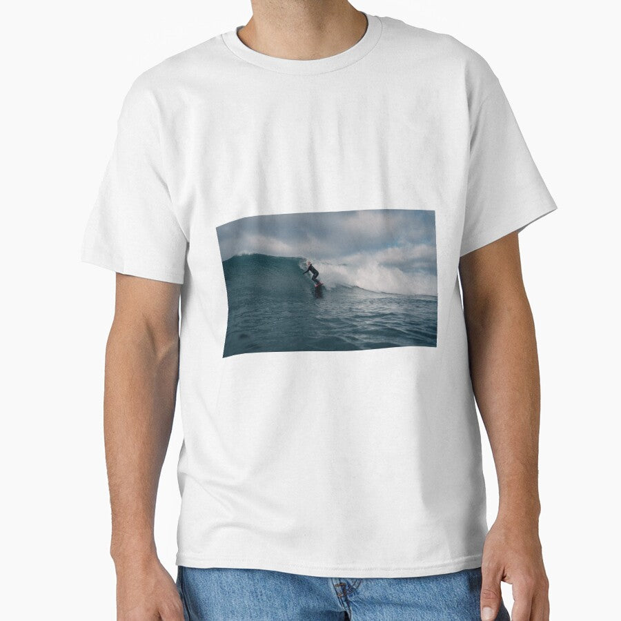 Bells Beach Man Surfing Ocean Wave by JayrosParker T-Shirts, Hoodie, Sweatshirt | BlankRebels.com (Image 1)