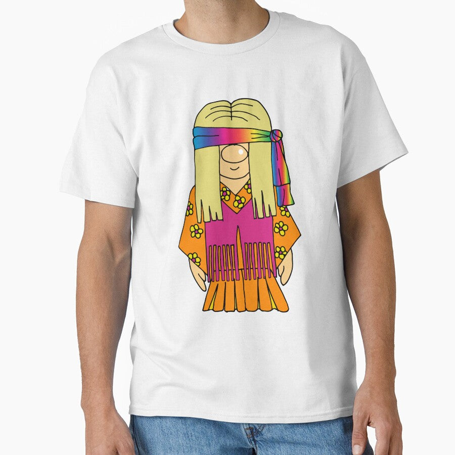 Peace and Love Hippie Girl Character by HotHibiscus