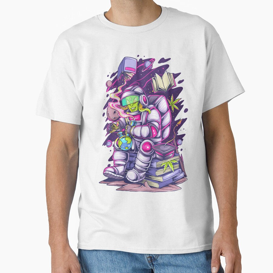 Smoking Astro by Silver Studio T-Shirts, Hoodie, Sweatshirt | BlankRebels.com (Image 1)