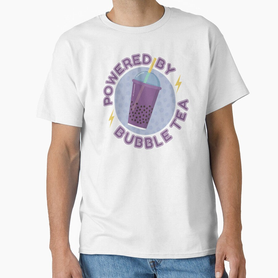 Powered by Bubble Tea | bubble tea by Punchi-Design T-Shirts, Hoodie, Sweatshirt | BlankRebels.com (Image 1)