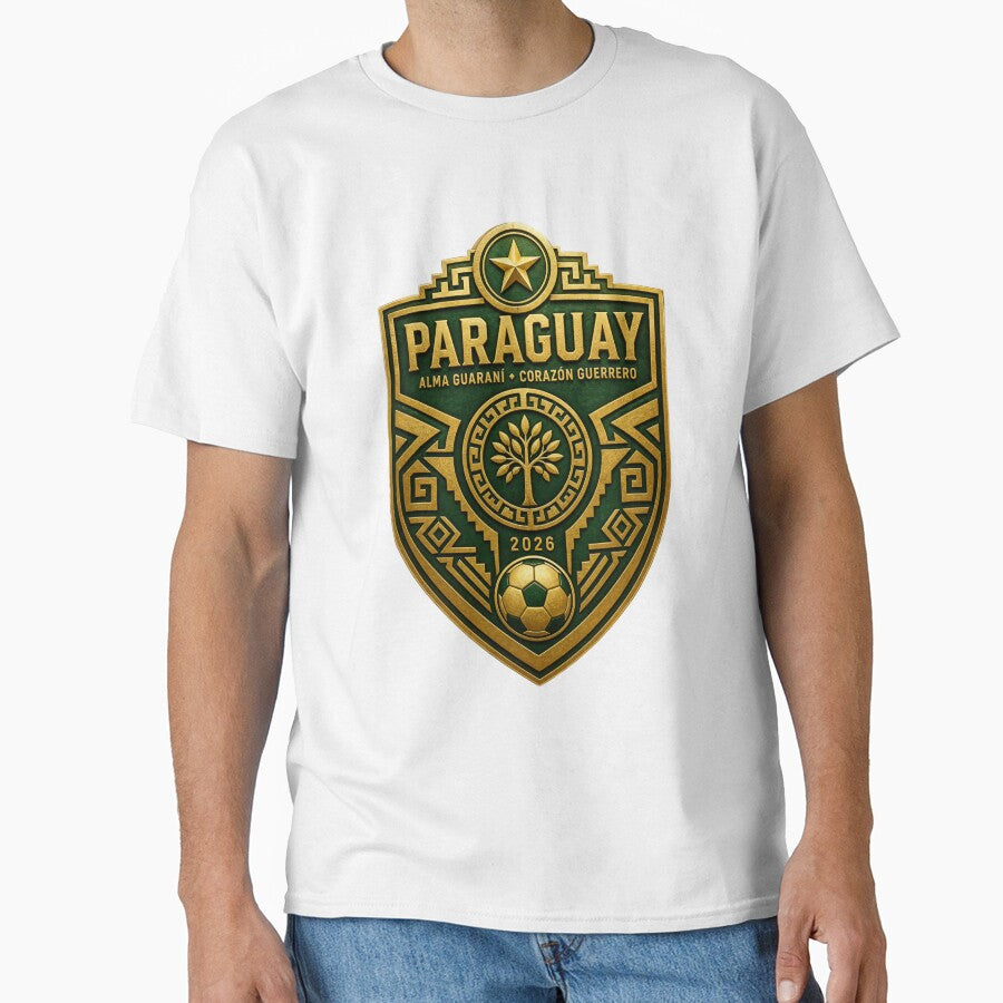 Paraguay Football Crest, Guaraní Spirit Soccer Emblem by Jandedan
