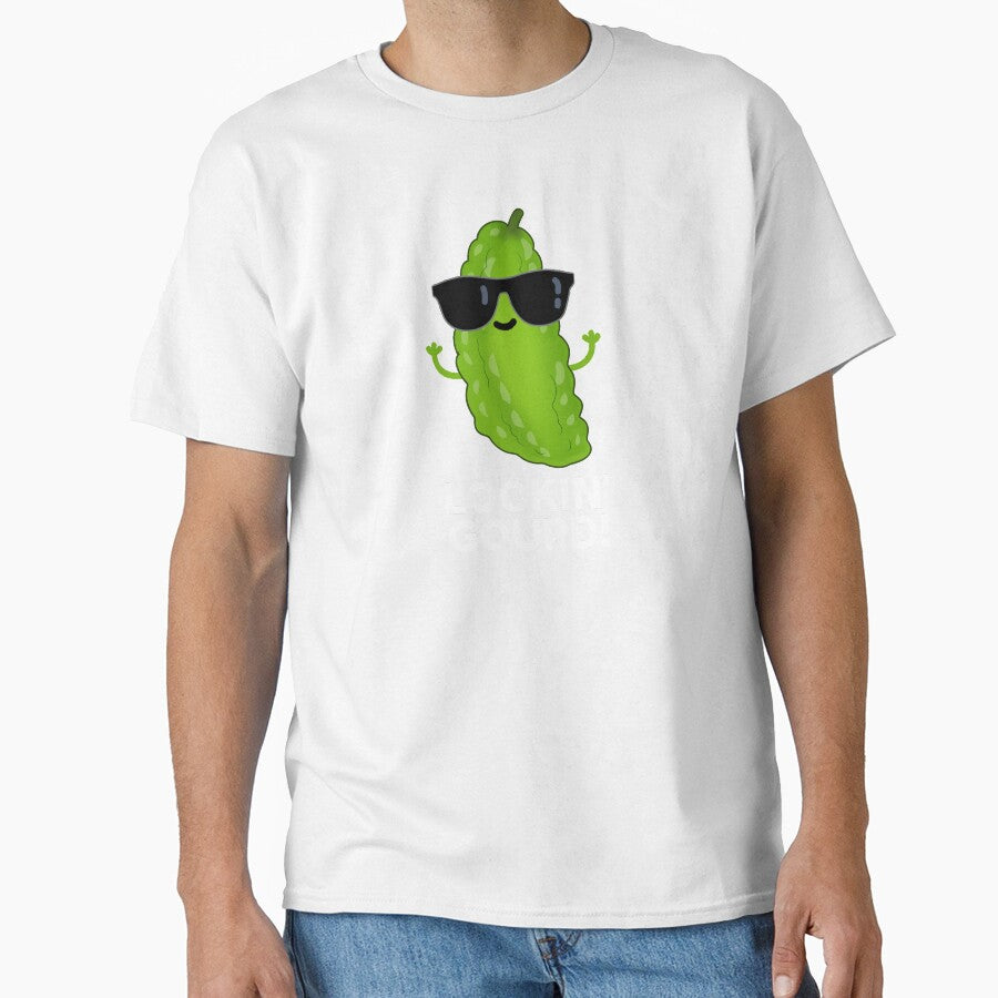Looking Gourd Funny Cool Veggie Pun (Dark BG) by punnybone
