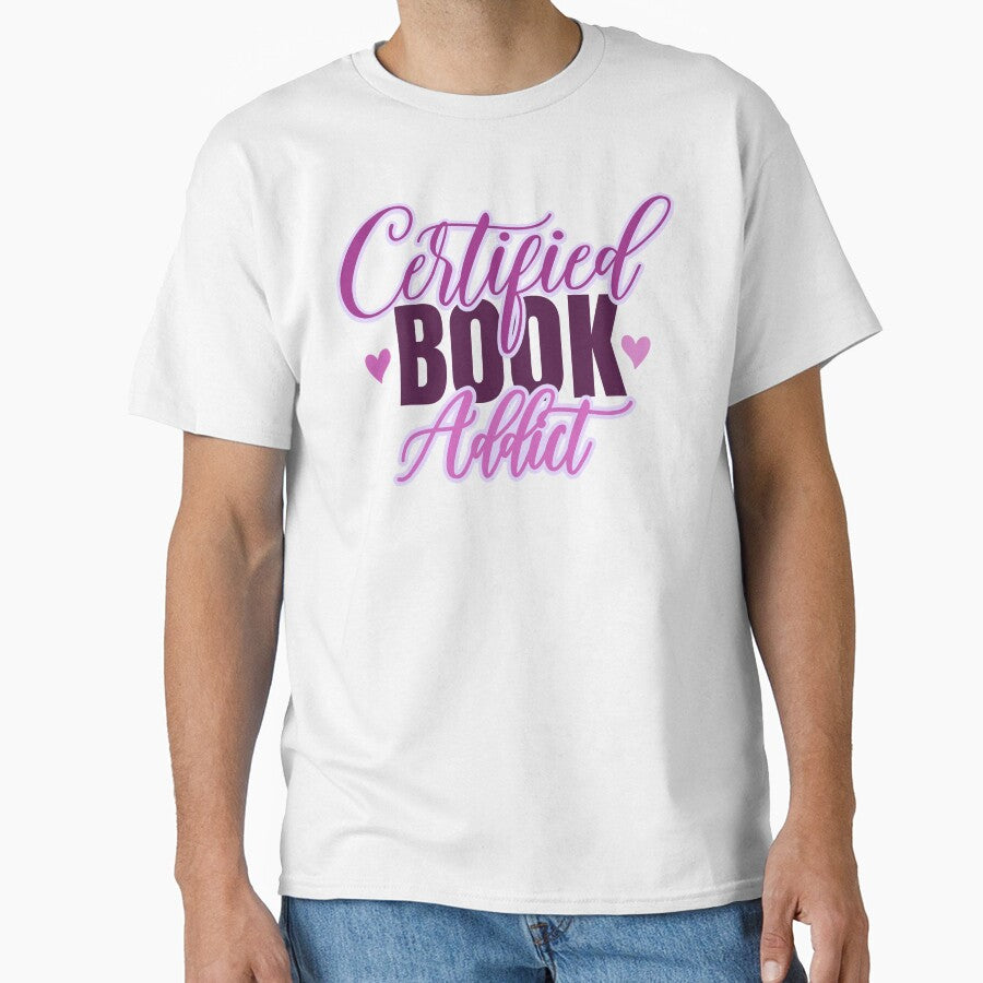Book Addict by askthebookbug T-Shirts, Hoodie, Sweatshirt | BlankRebels.com (Image 1)
