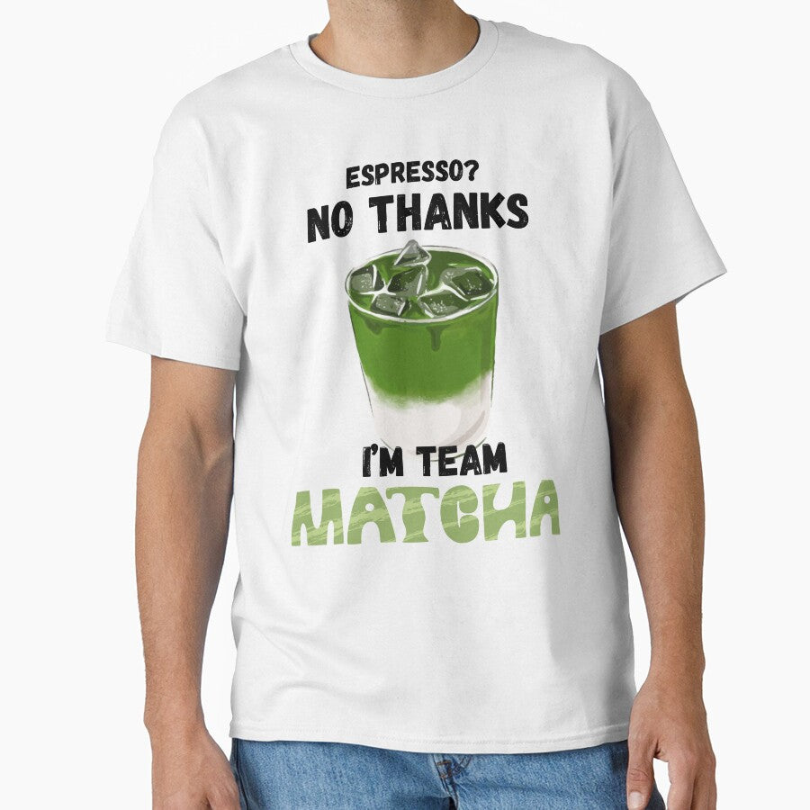 Iced Matcha Latte – Aesthetic Green Tea Design by RUNO LAB T-Shirts, Hoodie, Sweatshirt | BlankRebels.com (Image 1)