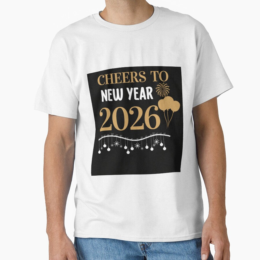 Happy New Year 2026 Shirt – Cheers to New Year Party Design by Kavi Studio