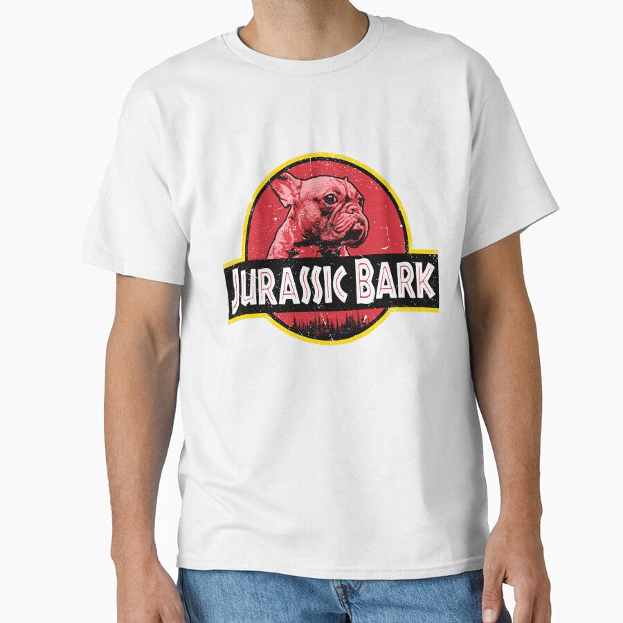 Jurassic Dog - Funny French Bulldog for Christmas by BrainlabStudios T-Shirts, Hoodie, Sweatshirt | BlankRebels.com (Image 1)