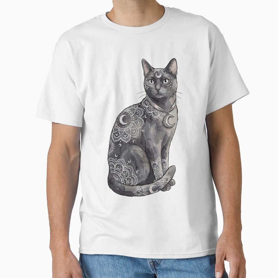 Gothic Aesthetic: Midnight Cat Enchantress by bapupa T-Shirts, Hoodie, Sweatshirt | BlankRebels.com (Image 1)