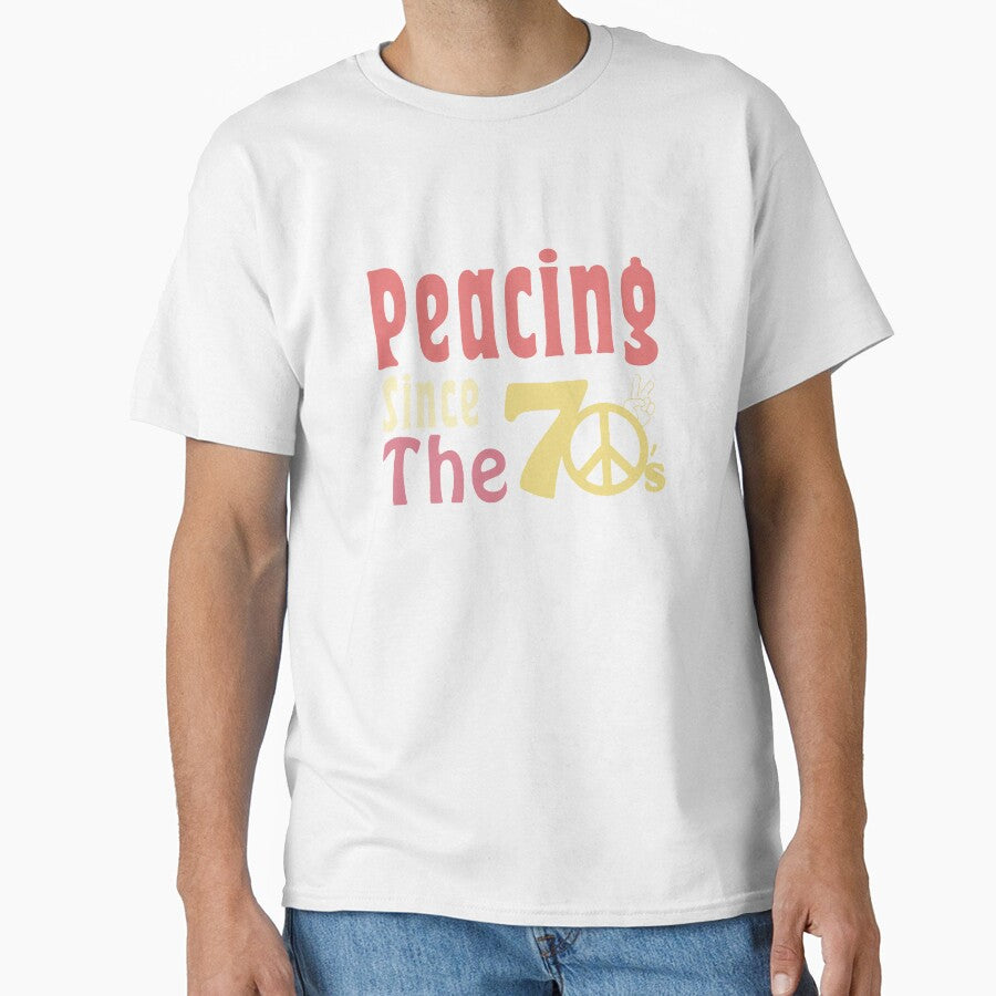 Peacing Since The 70's Colorful by MinimalSketches