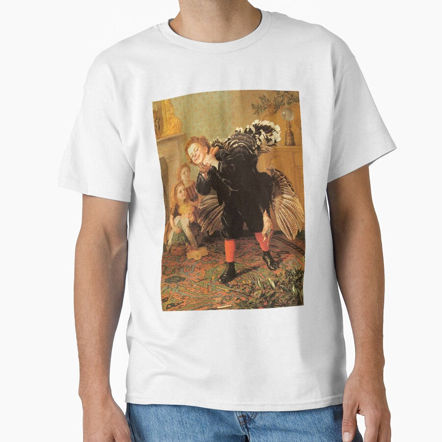 Vintage Thanksgiving Children & Turkey by BravuraMedia T-Shirts, Hoodie, Sweatshirt | BlankRebels.com (Image 1)