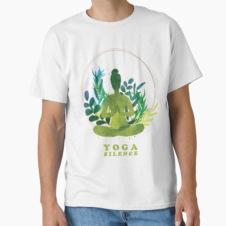 Yoga Silence T-shirts by Hasnat Hameed Hoodie, Sweatshirt | BlankRebels.com (Image 1)