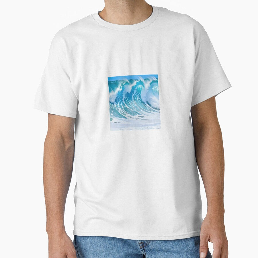 Power of the blue ocean waves by PixJaipal T-Shirts, Hoodie, Sweatshirt | BlankRebels.com (Image 1)