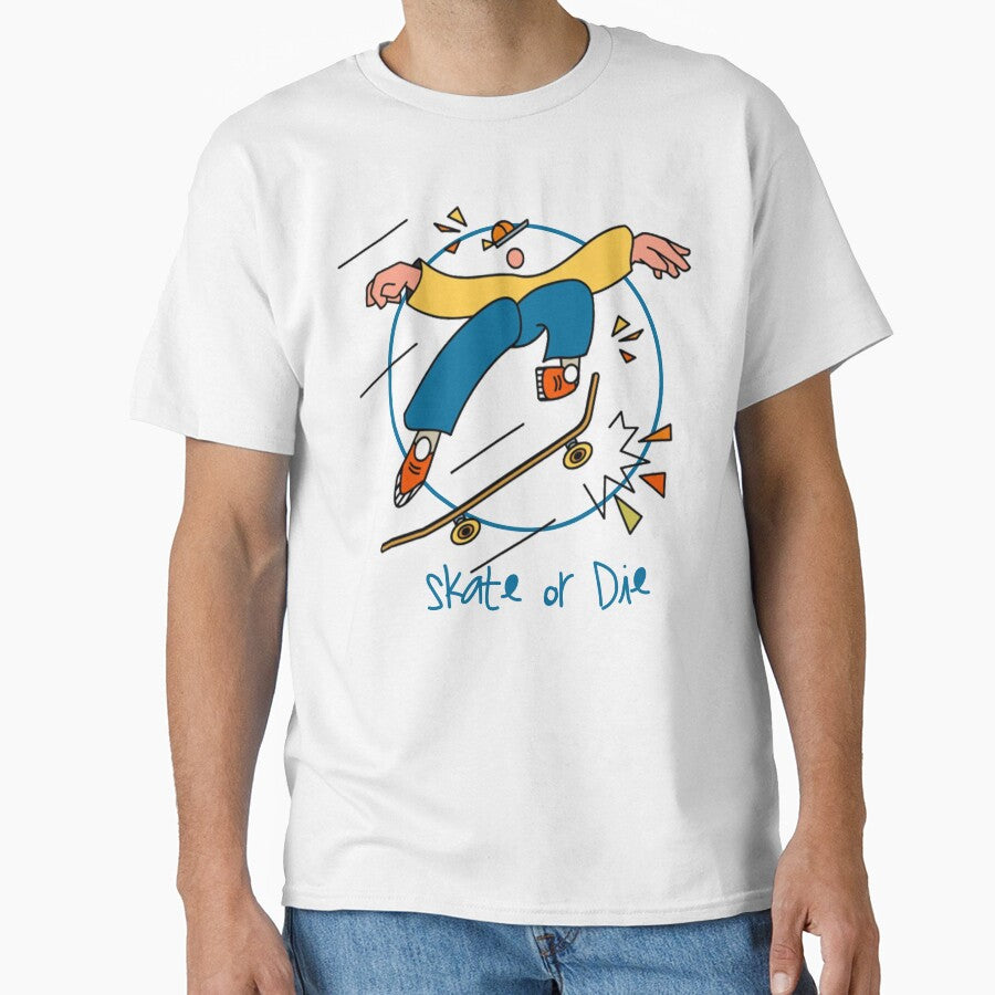 SKATE or DIE.03 by TATTOO-DESIGN T-Shirts, Hoodie, Sweatshirt | BlankRebels.com (Image 1)