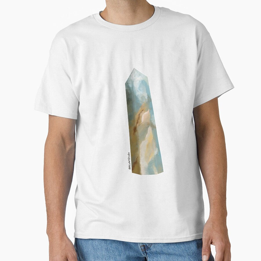 Amazonite tower - crystal tower by Amandacrystal T-Shirts, Hoodie, Sweatshirt | BlankRebels.com (Image 1)