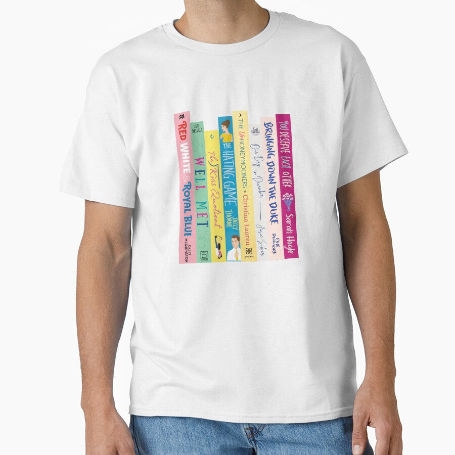 Romance Book Stack by erinaceous T-Shirts, Hoodie, Sweatshirt | BlankRebels.com (Image 1)
