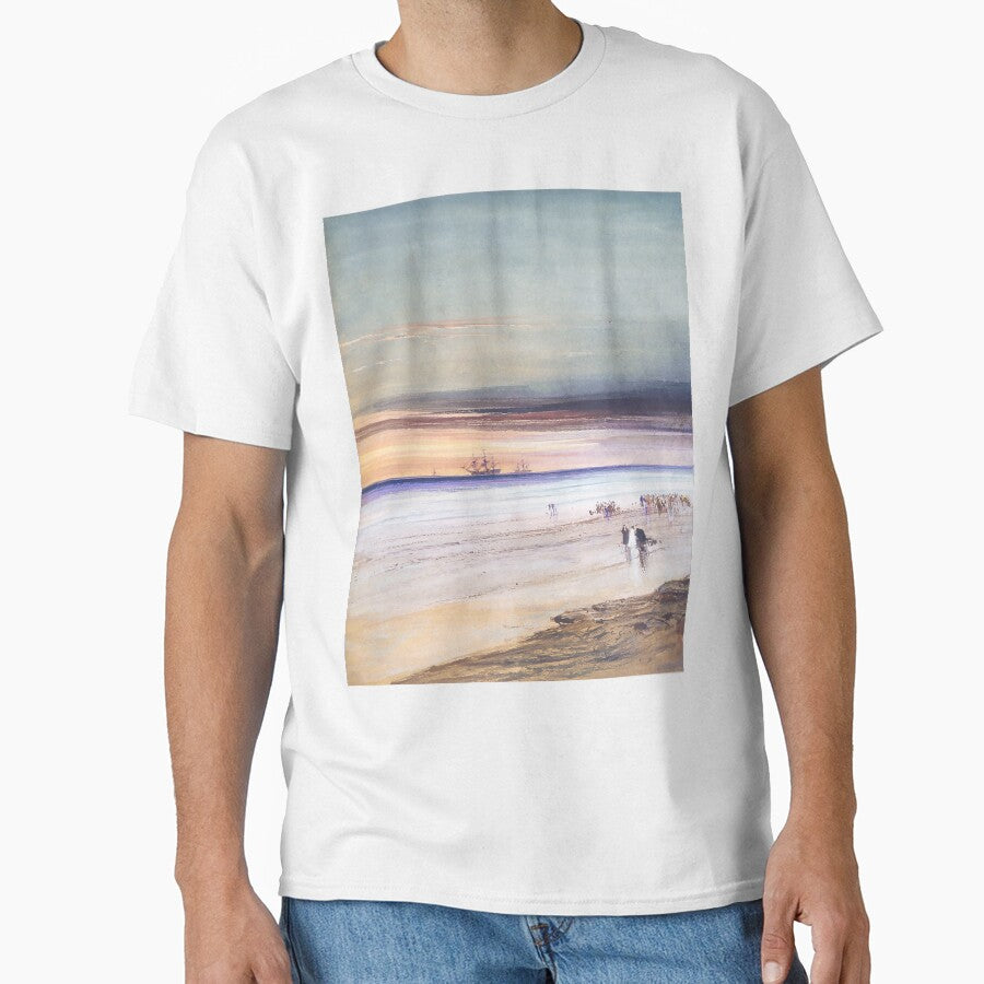 Sunset painting, Sunset Artwork, Beach Scene by danaJG T-Shirts, Hoodie, Sweatshirt | BlankRebels.com (Image 1)