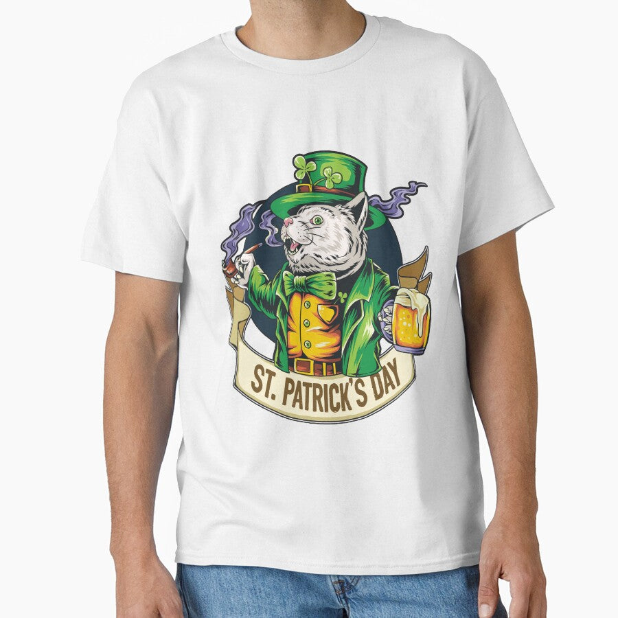 st. Patrick's day holding a glass full of beer by king's Outfit T-Shirts, Hoodie, Sweatshirt | BlankRebels.com (Image 1)