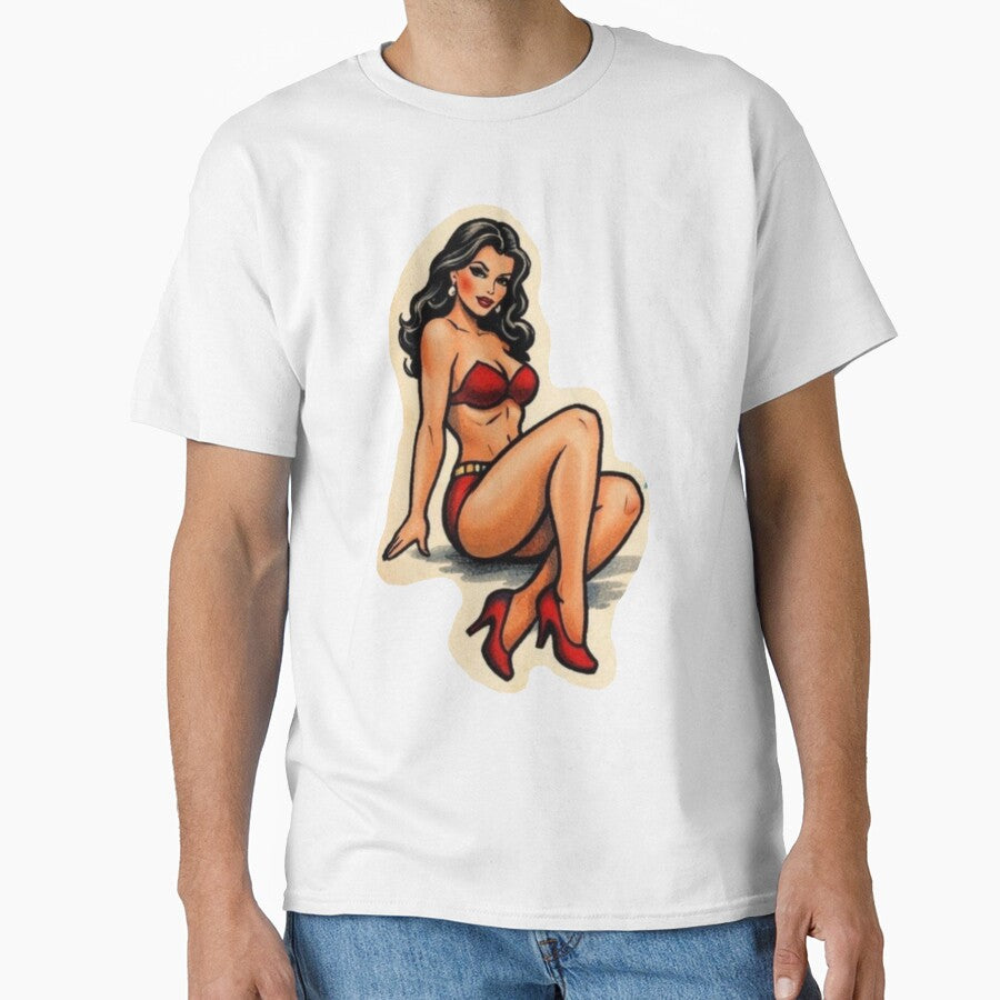 Pin Up Woman by thestickergawd T-Shirts, Hoodie, Sweatshirt | BlankRebels.com (Image 1)