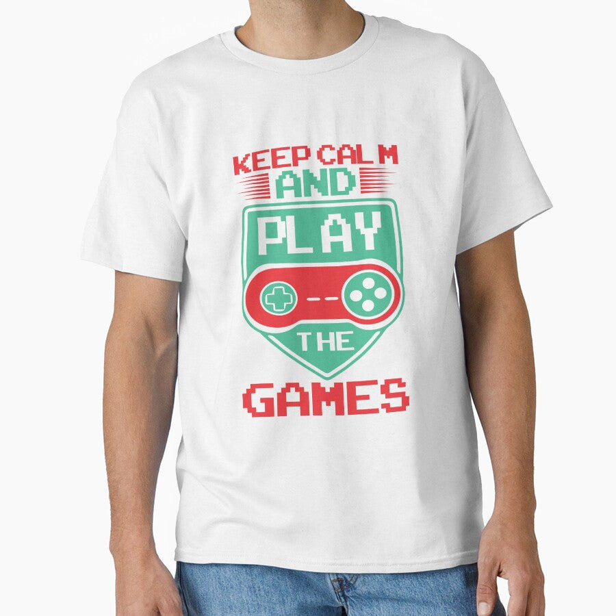 Keep calm and play the games by Vividy T-Shirts, Hoodie, Sweatshirt | BlankRebels.com (Image 1)