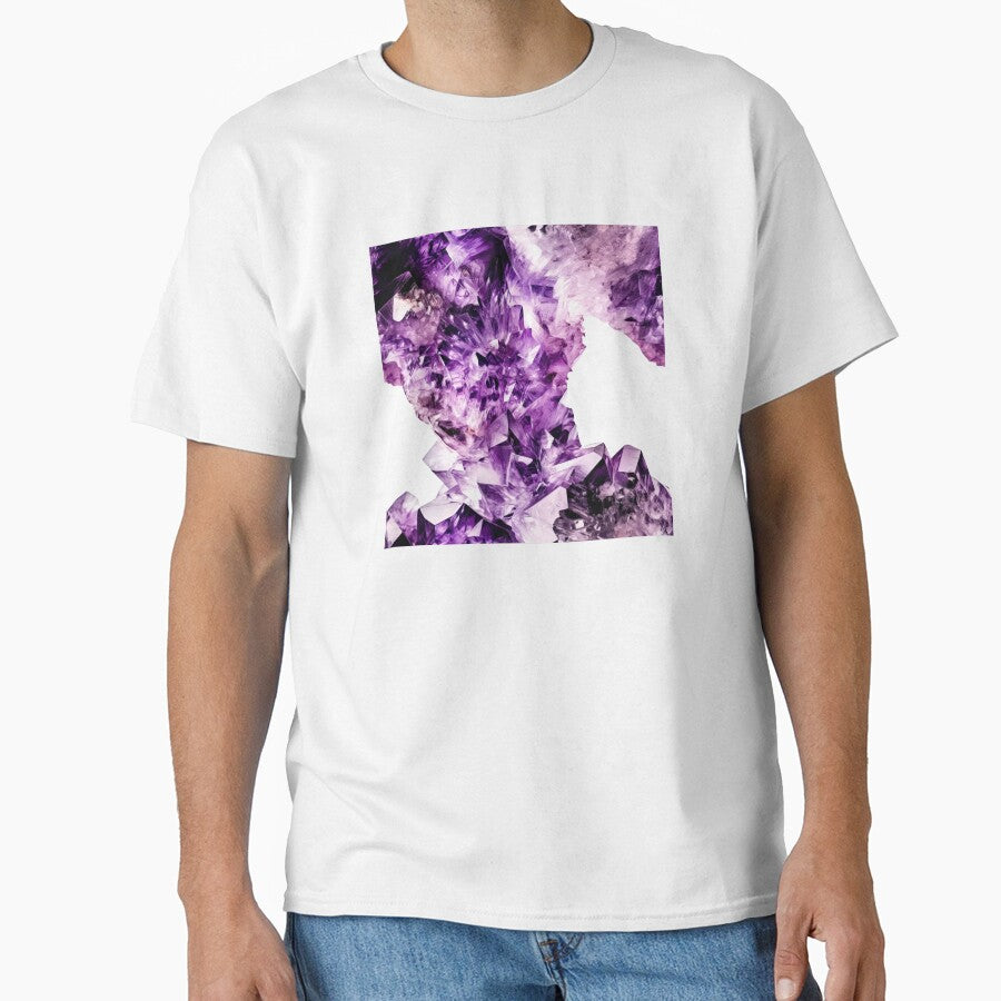 Sacred Amethyst Cluster, Spiritual Protection Stone by helgekerler T-Shirts, Hoodie, Sweatshirt | BlankRebels.com (Image 1)