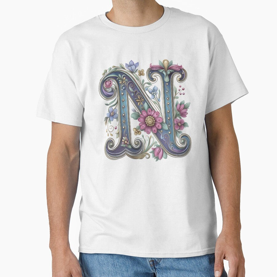 Belle Epoque Monogram N by Boddicca T-Shirts, Hoodie, Sweatshirt | BlankRebels.com (Image 1)