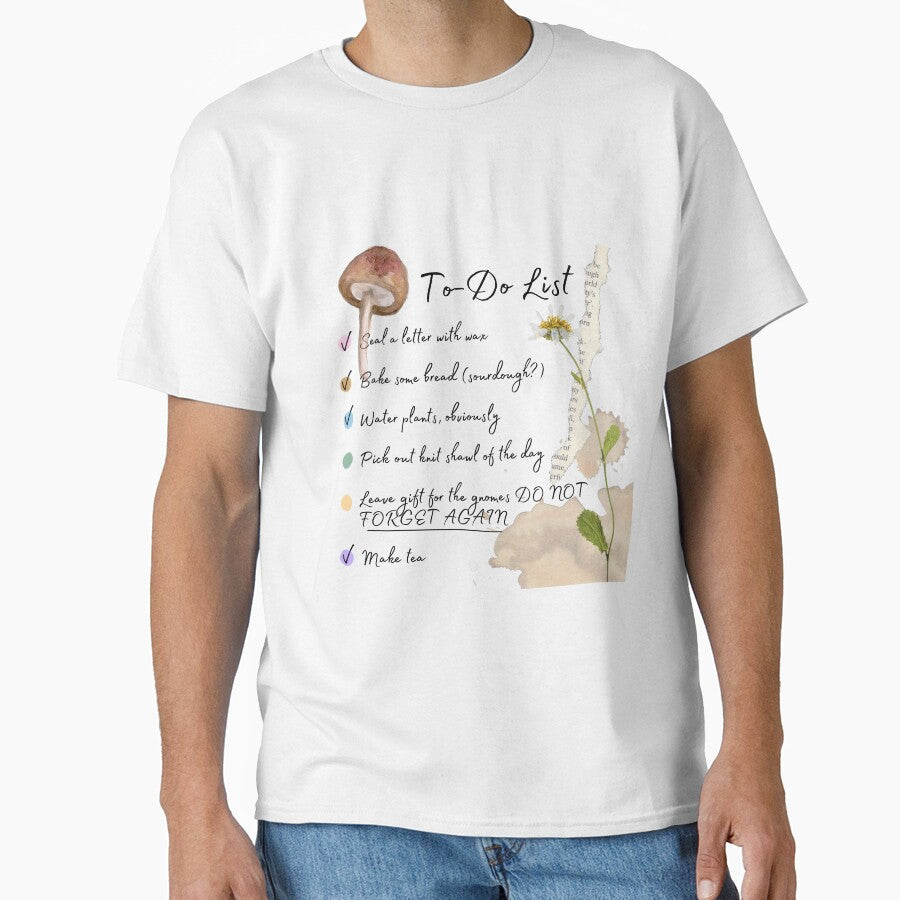 Cottagecore To Do List by avaminerva T-Shirts, Hoodie, Sweatshirt | BlankRebels.com (Image 1)
