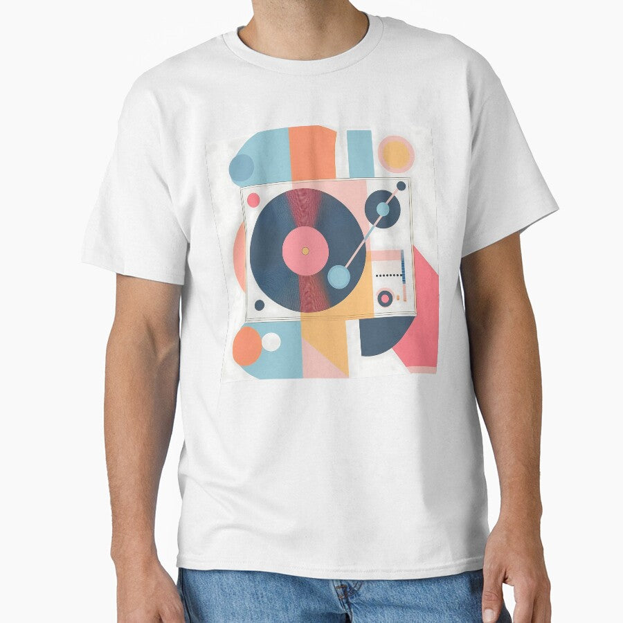 Dj Turntable as Bauhaus Art by OzzFrequency T-Shirts, Hoodie, Sweatshirt | BlankRebels.com (Image 1)