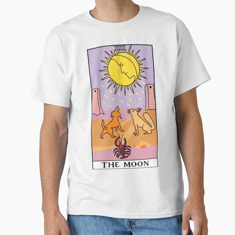 The Moon Tarot Card by RubyGoesBananas T-Shirts, Hoodie, Sweatshirt | BlankRebels.com (Image 1)