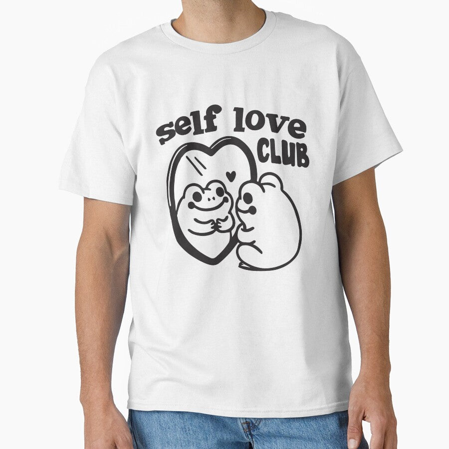 Self love club funny frog by BrownHorse90s T-Shirts, Hoodie, Sweatshirt | BlankRebels.com (Image 1)