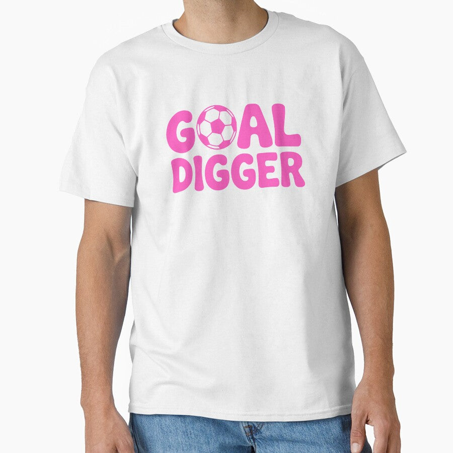 Goal Digger! Pink Soccer Girl by PMCreative