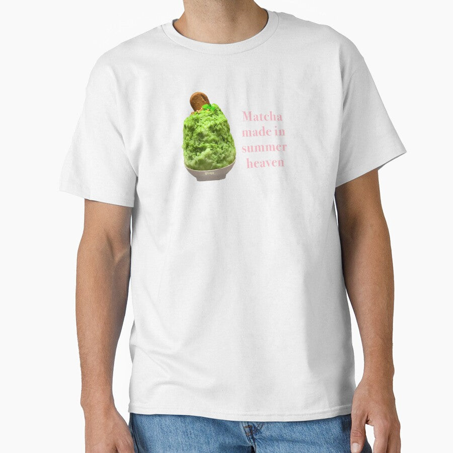 Matcha Shaved Ice – Summer Chill Series by solarpink T-Shirts, Hoodie, Sweatshirt | BlankRebels.com (Image 1)