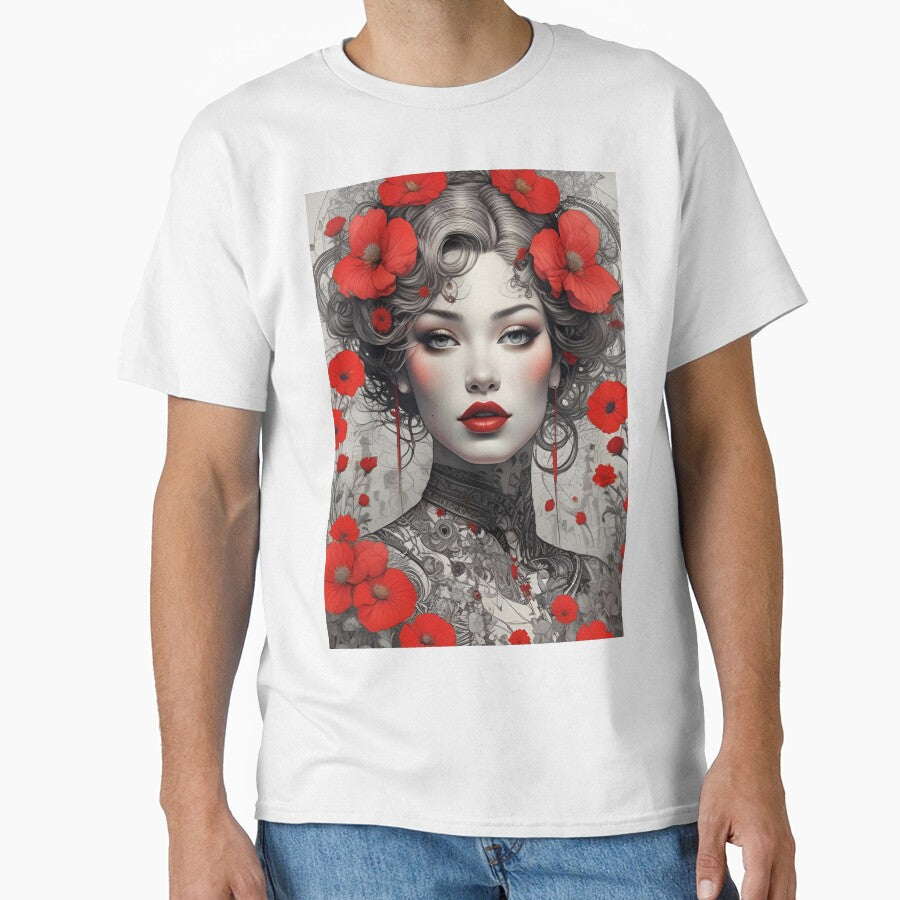 Poppy Tattoo by Raine2Shine T-Shirts, Hoodie, Sweatshirt | BlankRebels.com (Image 1)