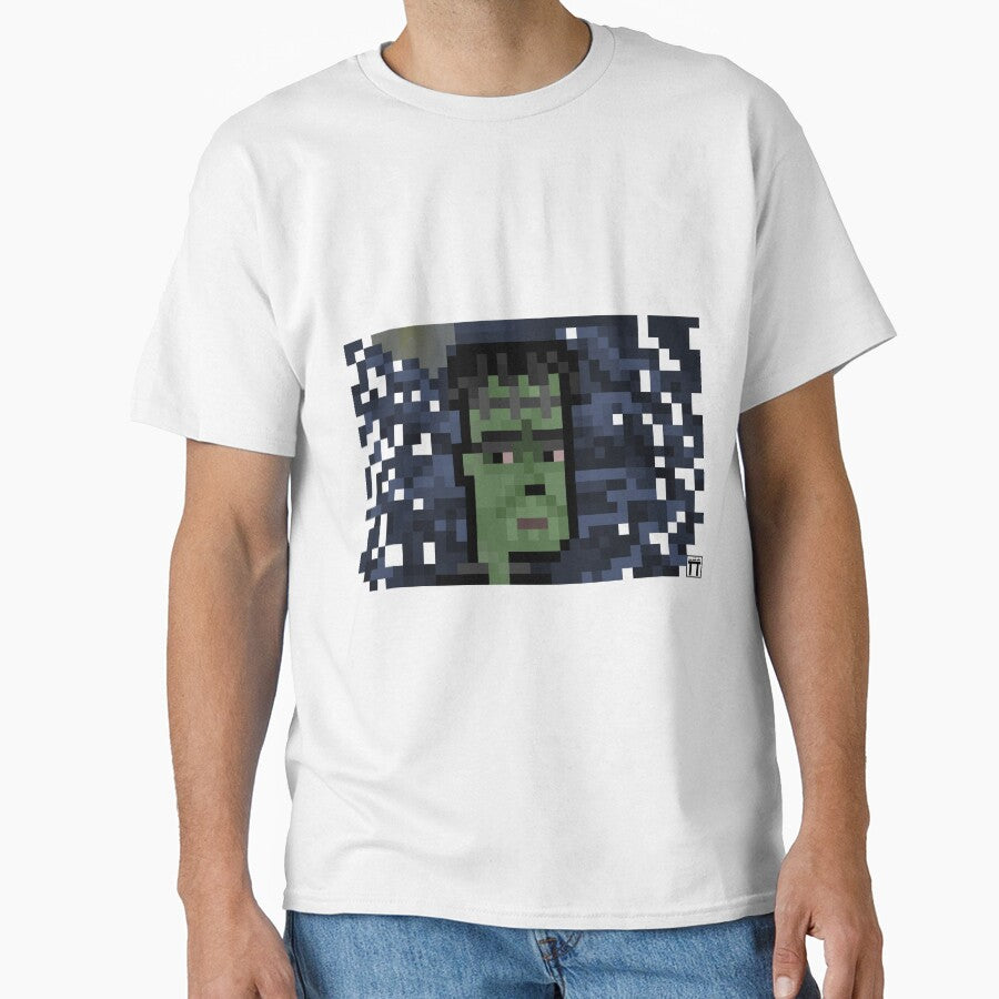 Frankenstein Was Pixelated T-Shirts, Hoodie, Sweatshirt