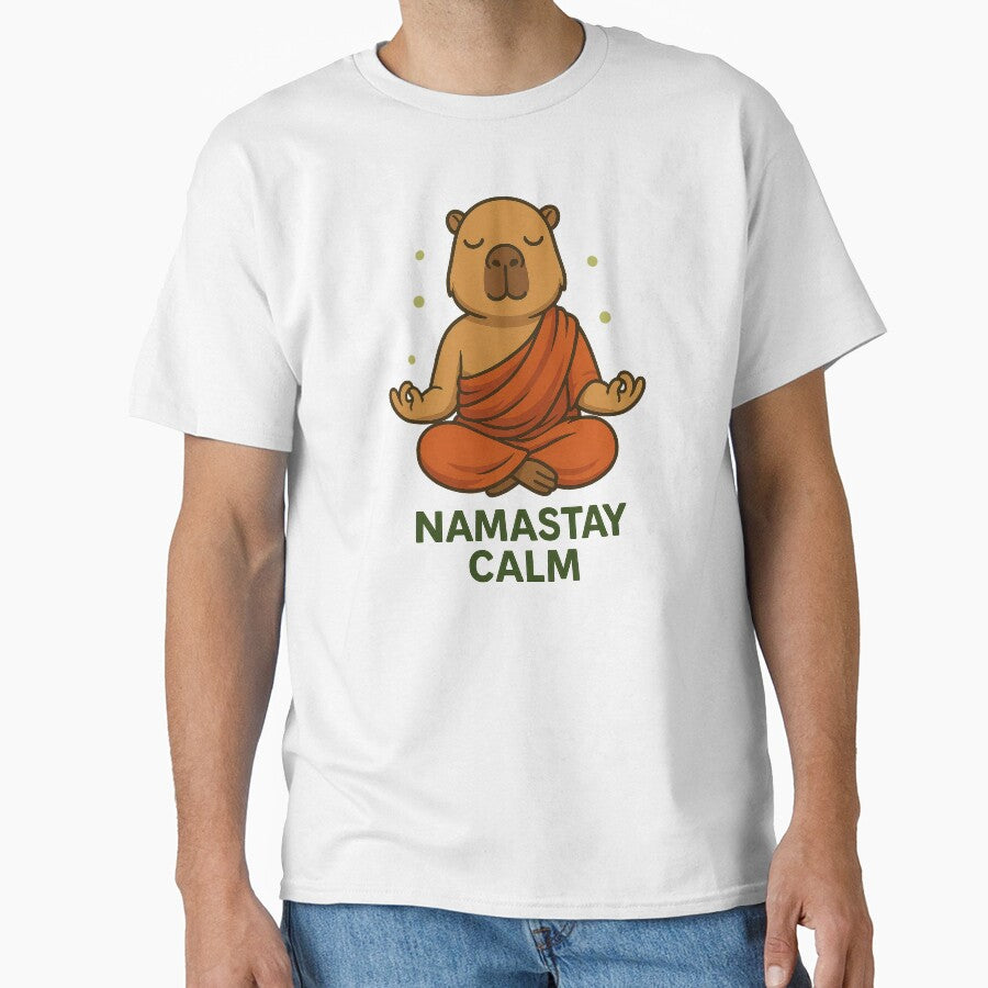 Capybara Monk Zen – Tibetan Meditation Capybara Funny Spiritual by RetroPop23 T-Shirts, Hoodie, Sweatshirt (Image 1)
