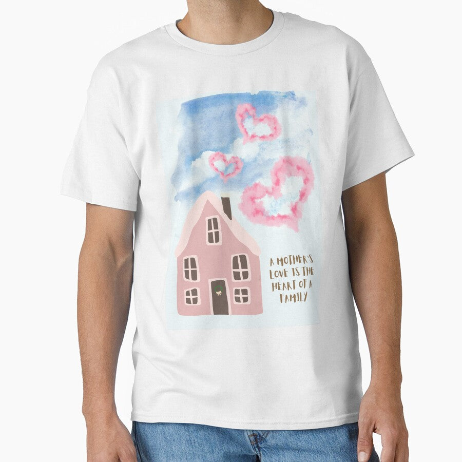 Happy Mother's Day - A mother's love is the heart of a family by aywchen T-Shirts, Hoodie, Sweatshirt (Image 1)