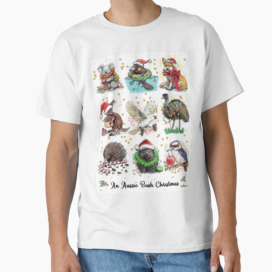 An Aussie Bush Christmas by TraceyMackieArt T-Shirts, Hoodie, Sweatshirt | BlankRebels.com (Image 1)