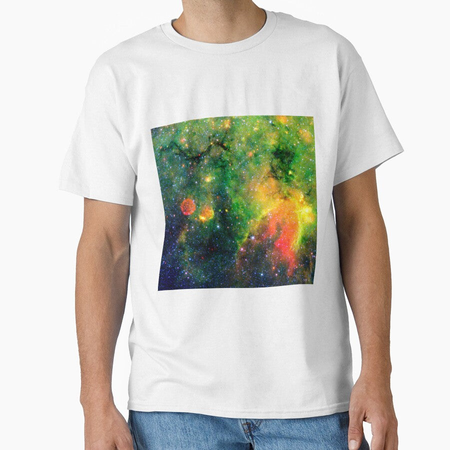 Green Cosmic Star Galaxy, Milky Way by newburyboutique T-Shirts, Hoodie, Sweatshirt | BlankRebels.com (Image 1)