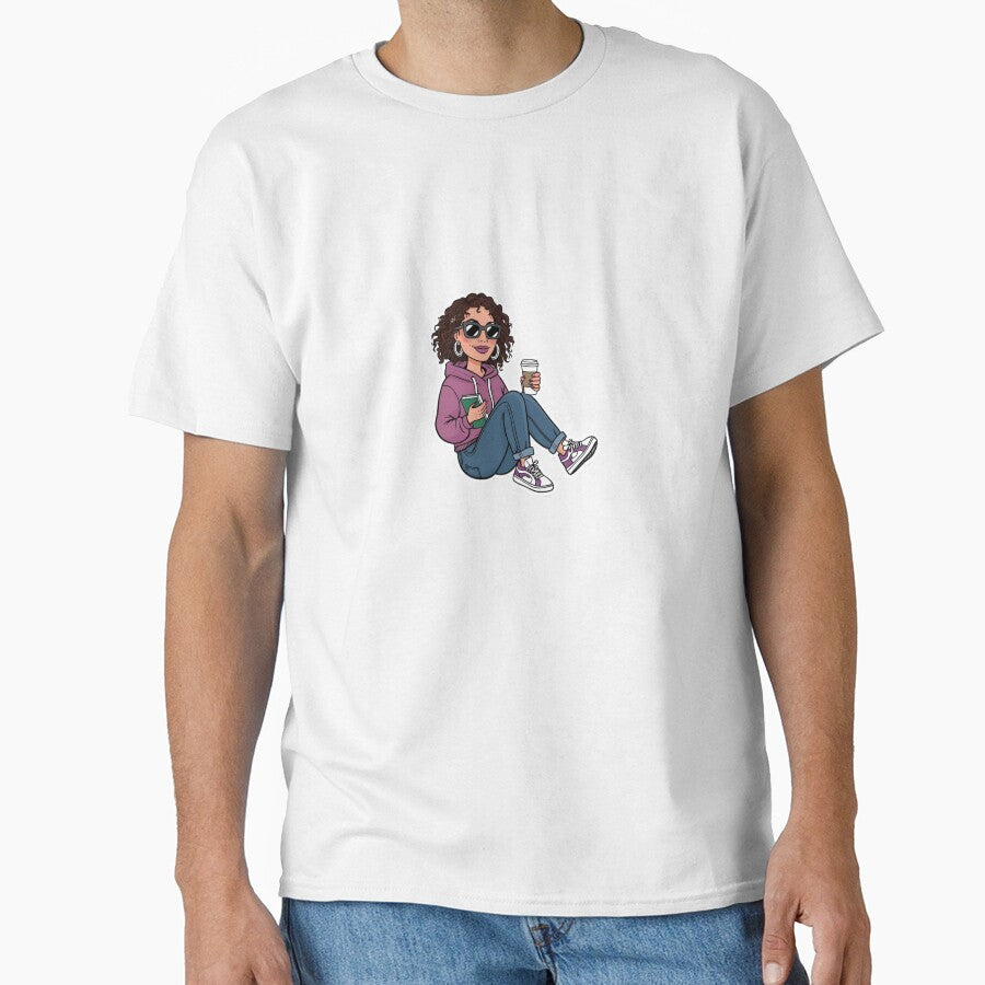 Curly Coffee Mama Sticker by zappystix
