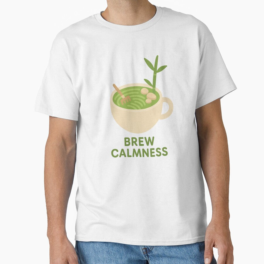 Brew Calmness – Matcha Zen Garden Tea Cup for Mindful Living & Tea Lovers by densh-media T-Shirts, Hoodie,... (Image 1)
