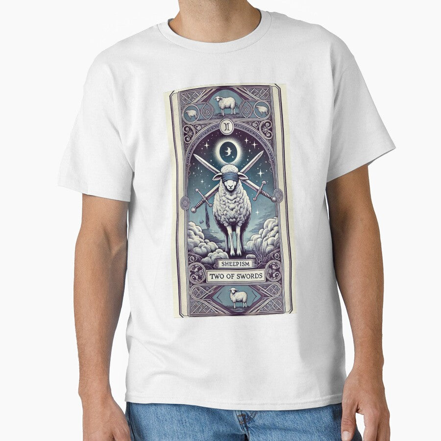 Sheepism Tarot – Two of Swords by Thpoar T-Shirts, Hoodie, Sweatshirt | BlankRebels.com (Image 1)