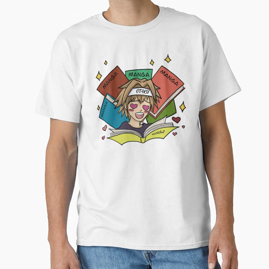 Manga Otaku Guy T-Shirts, Hoodie, Sweatshirt