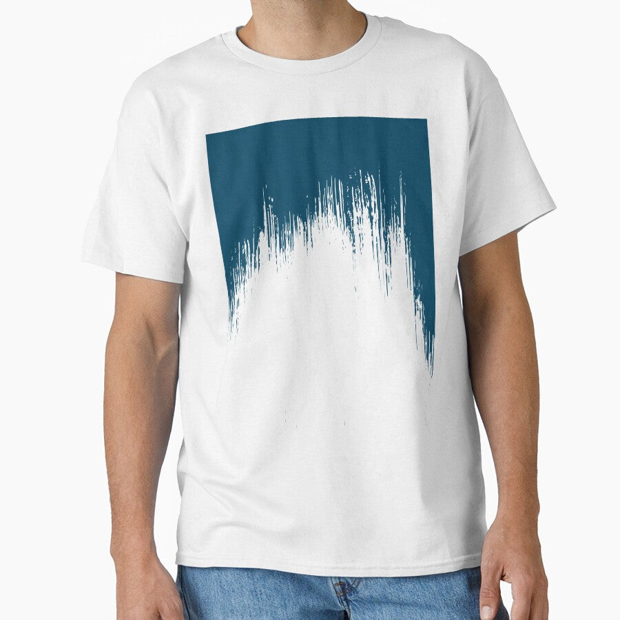 blue grunge splash downwards by LynksArts T-Shirts, Hoodie, Sweatshirt | BlankRebels.com (Image 1)
