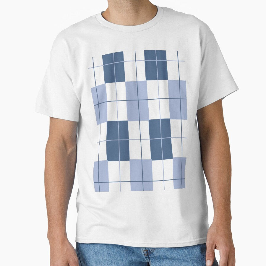 Shades Blue Block Pattern T-Shirts, Hoodie, Sweatshirt